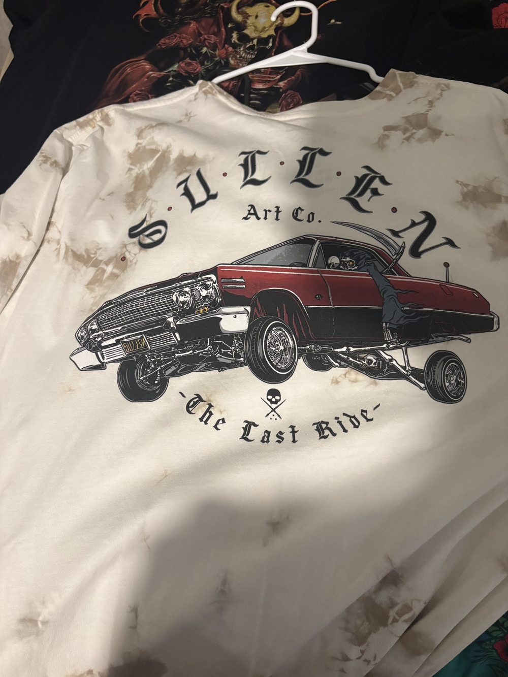 Men’s White Graphic Lowrider Short Sleeve Tee